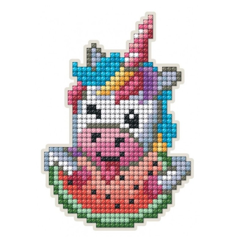 Yksisarvinen kesällä -timanttimaalausmagneetti DCM098