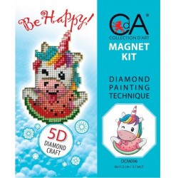 Yksisarvinen kesällä -timanttimaalausmagneetti DCM098