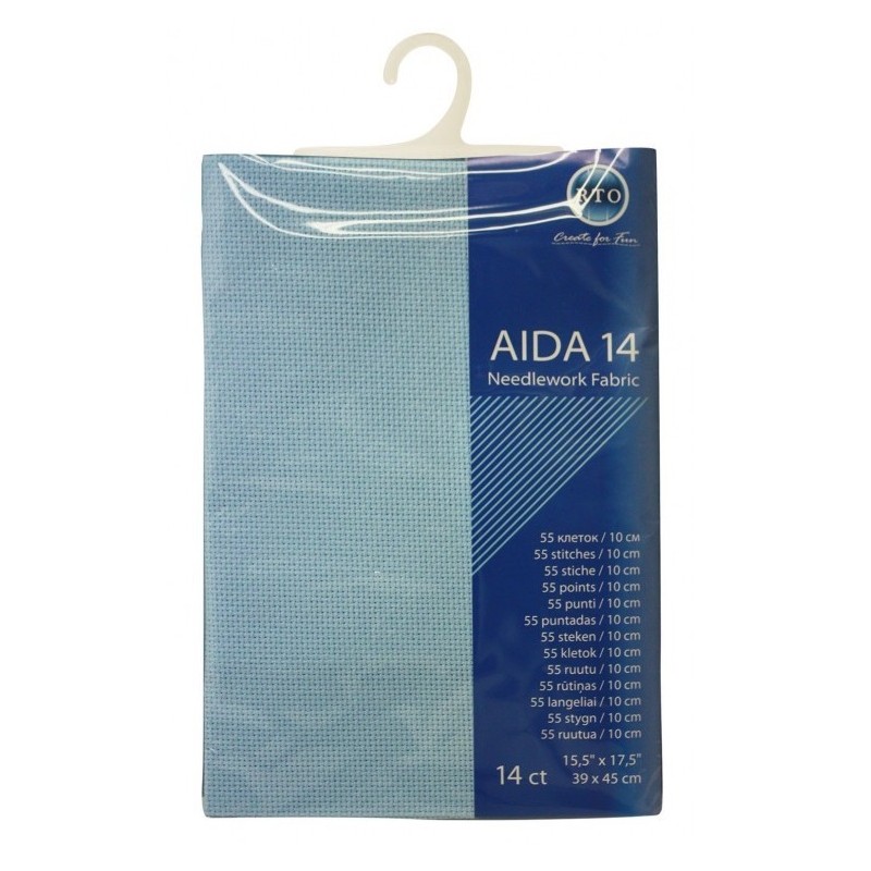 AIDA14 -kirjontakangas vaaleansininen 503