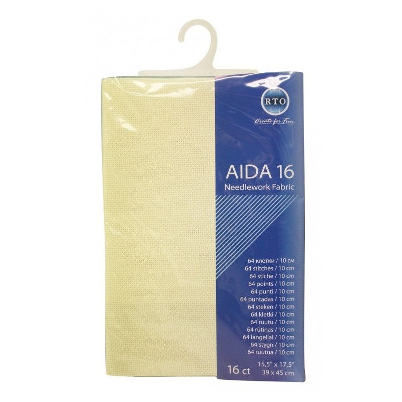 AIDA16 -kirjontakangas ecru 101