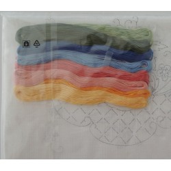 Kukkakori-kaitaliina 29x70 cm K-045