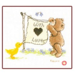 Pyykkipäivä-ristipistotyö