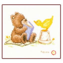 Olipa kerran...-ristipistotyö