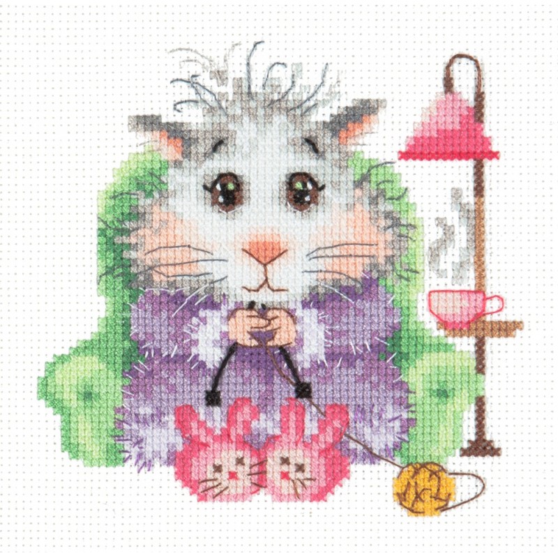 Neulon tilauksesta -ristipistotyö 18-95