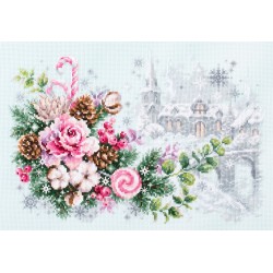 Joulun tunnelma -ristipistotyö 100-244